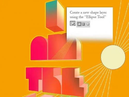 آموزش پوستر تایپوگرافی سه بعدی